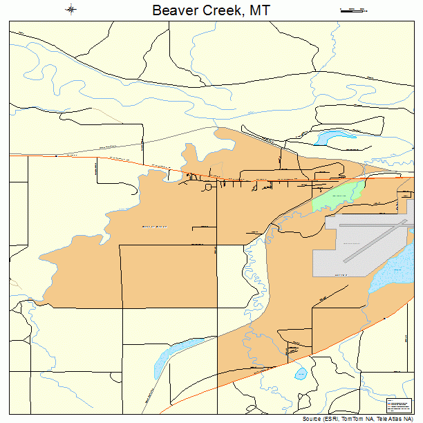 Beaver Creek, MT street map