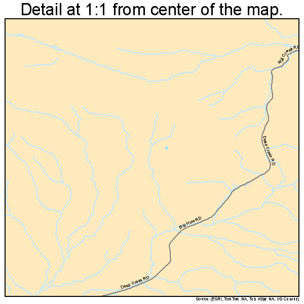 Anaconda-Deer Lodge County, Montana road map detail