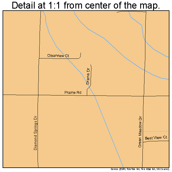 Helena Valley Northwest, Montana road map detail