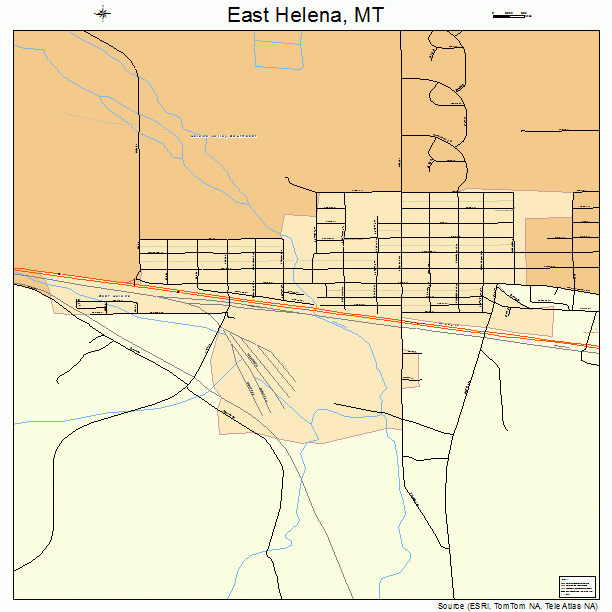 East Helena, MT street map
