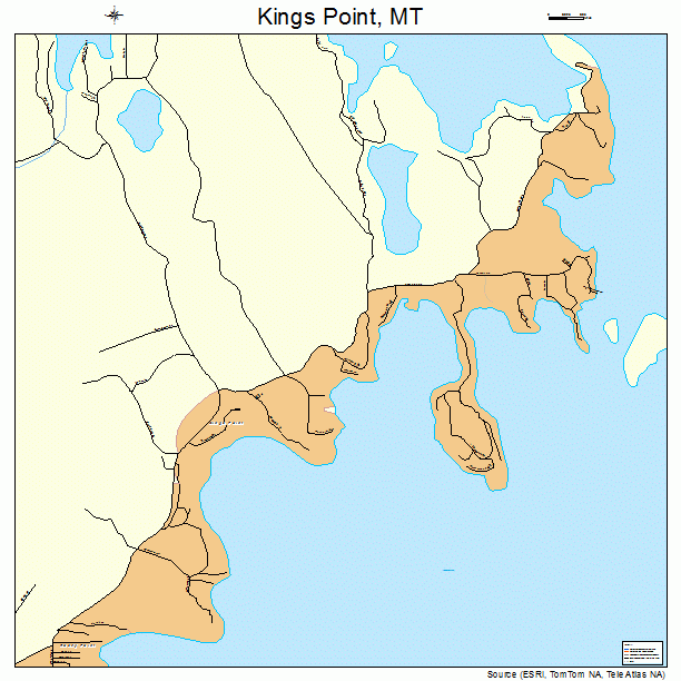 Kings Point, MT street map