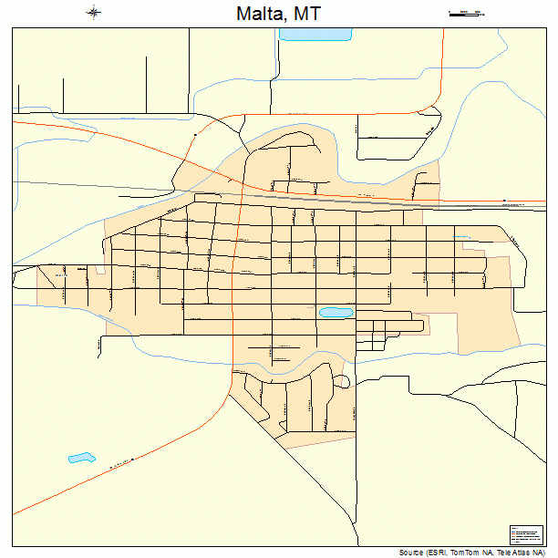 Malta, MT street map