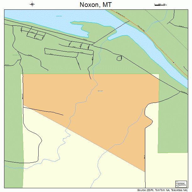 Noxon, MT street map