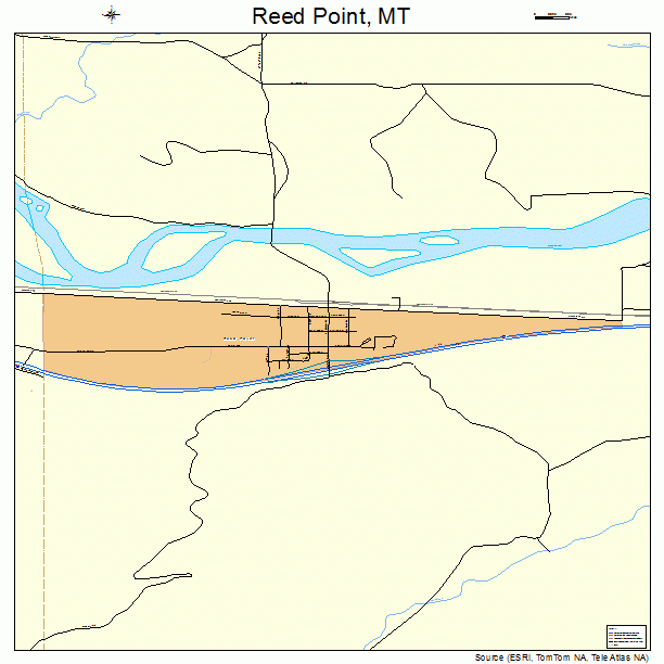 Reed Point, MT street map