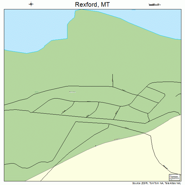 Rexford, MT street map