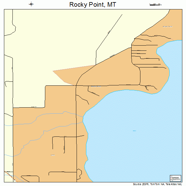 Rocky Point, MT street map