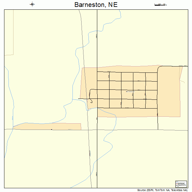 Barneston, NE street map