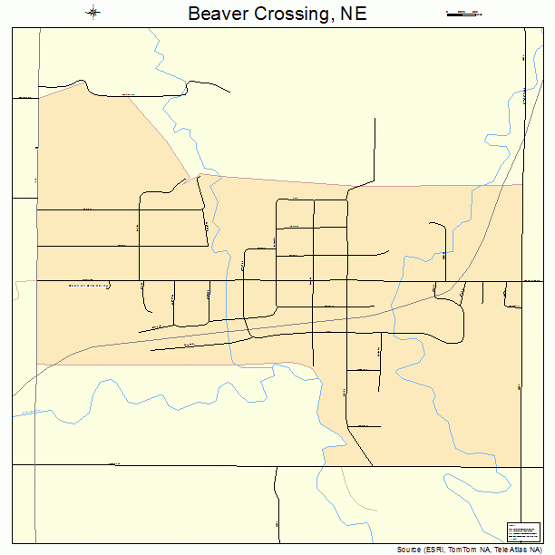 Beaver Crossing, NE street map