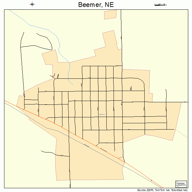 Beemer, NE street map