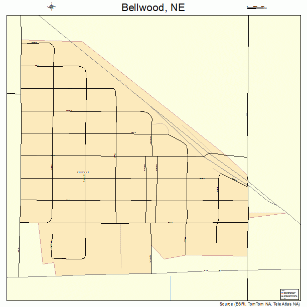Bellwood, NE street map