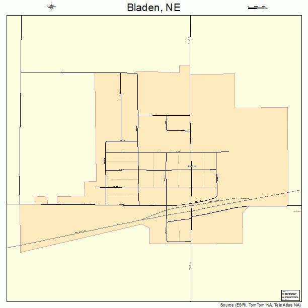 Bladen, NE street map