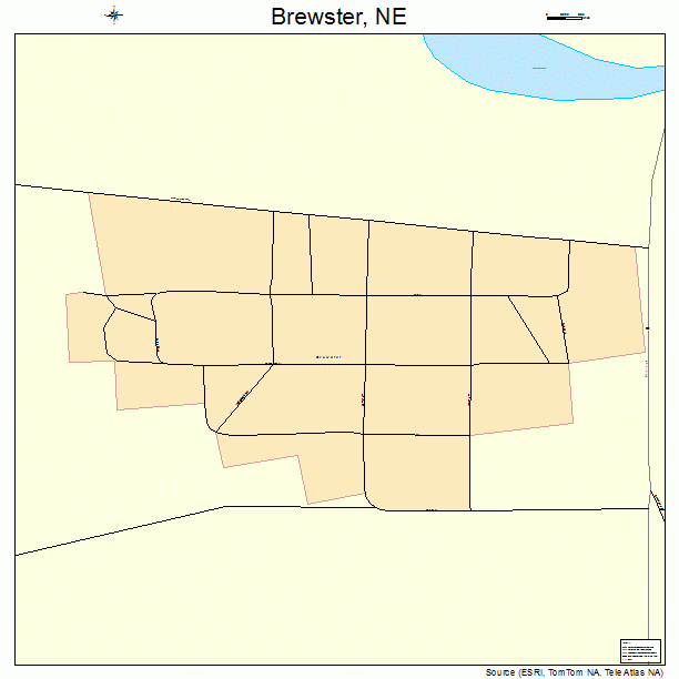 Brewster, NE street map