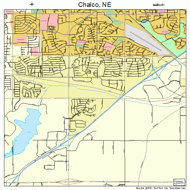 Chalco, NE street map