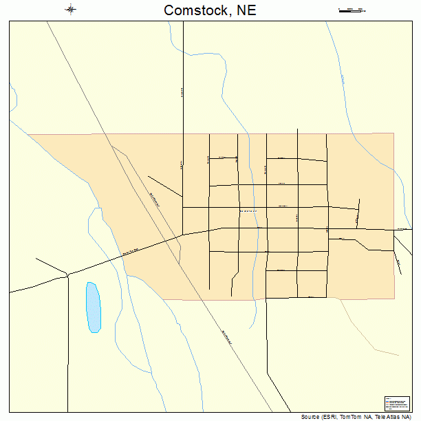 Comstock, NE street map