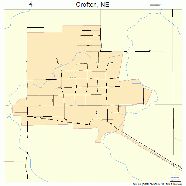 Crofton, NE street map