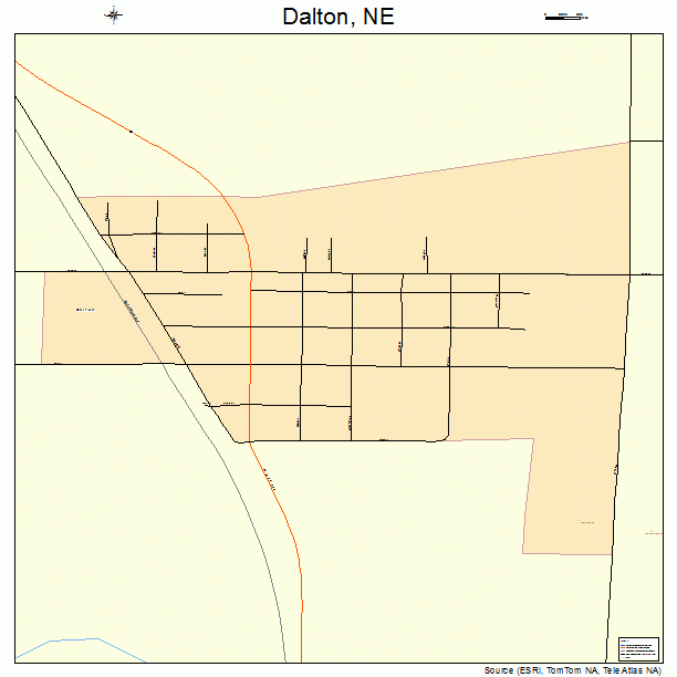 Dalton, NE street map