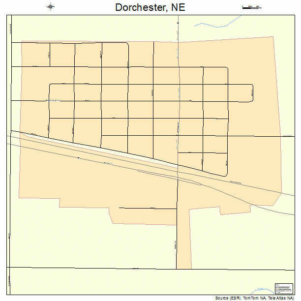 Dorchester, NE street map
