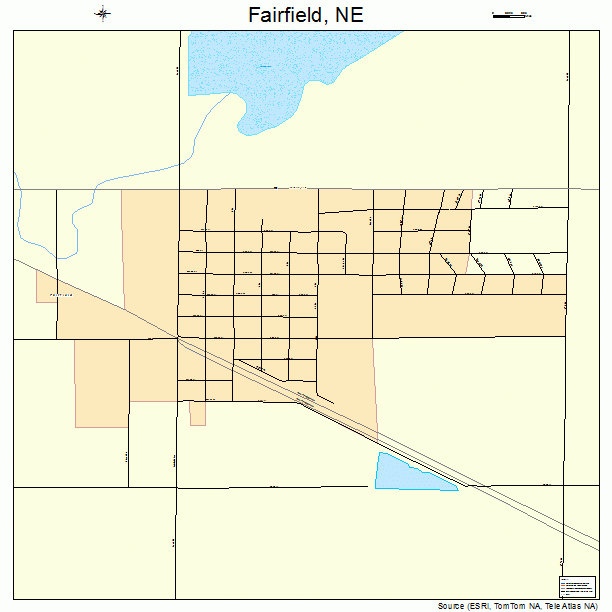 Fairfield, NE street map