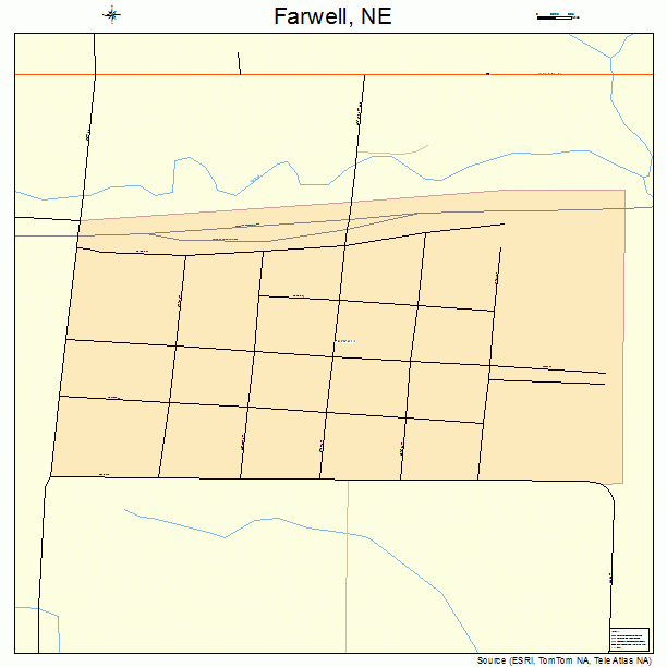 Farwell, NE street map