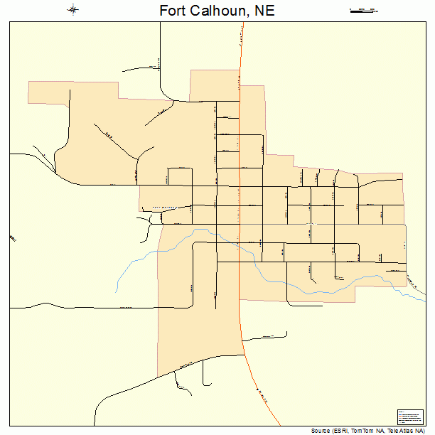 Fort Calhoun, NE street map