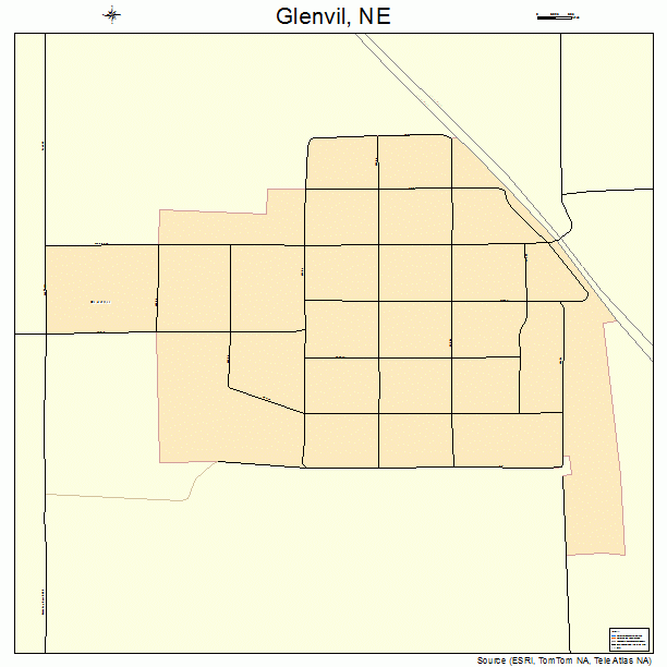 Glenvil, NE street map