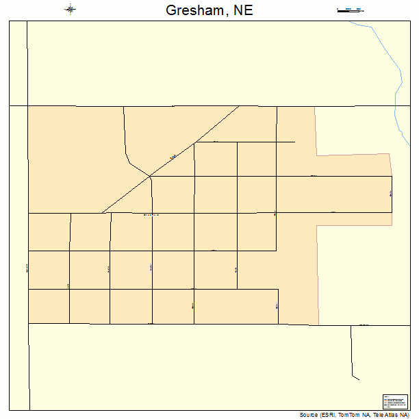 Gresham, NE street map