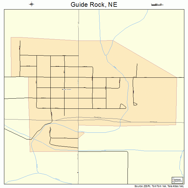 Guide Rock, NE street map