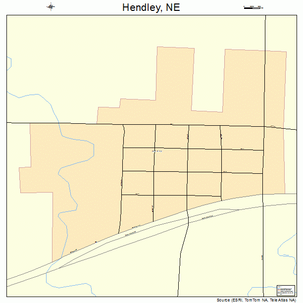 Hendley, NE street map