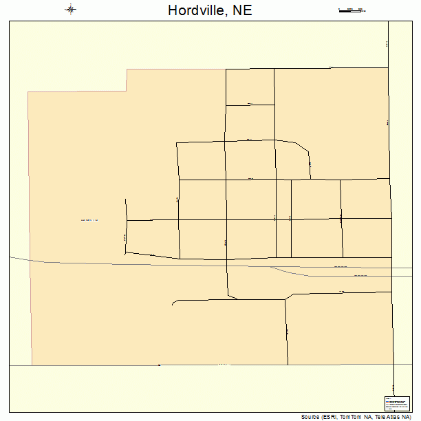 Hordville, NE street map