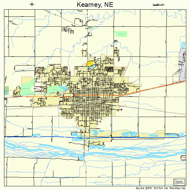 Kearney, NE street map