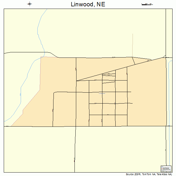 Linwood, NE street map