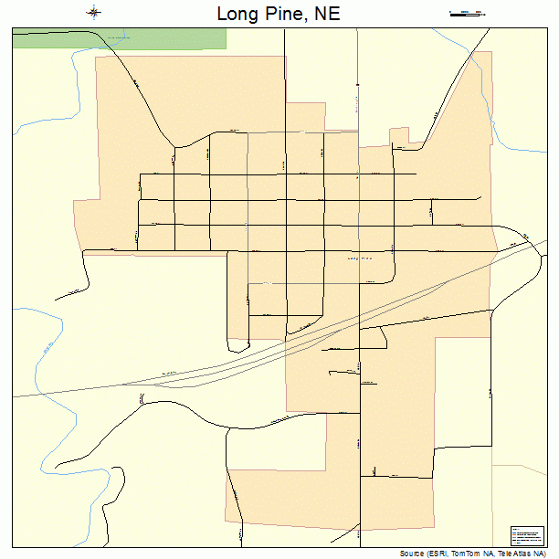Long Pine, NE street map