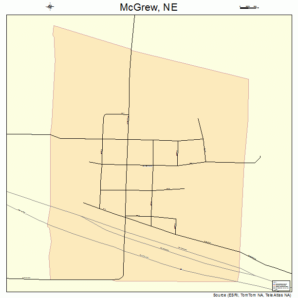 McGrew, NE street map