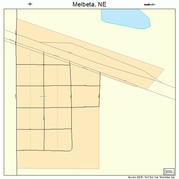 Melbeta, NE street map