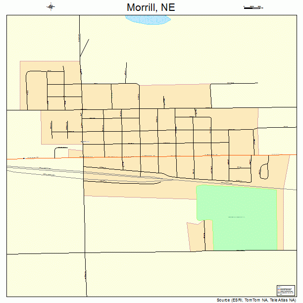 Morrill, NE street map