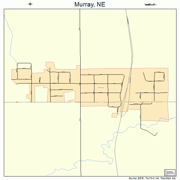 Murray, NE street map