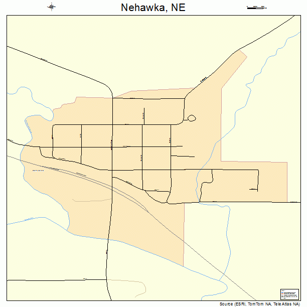 Nehawka, NE street map