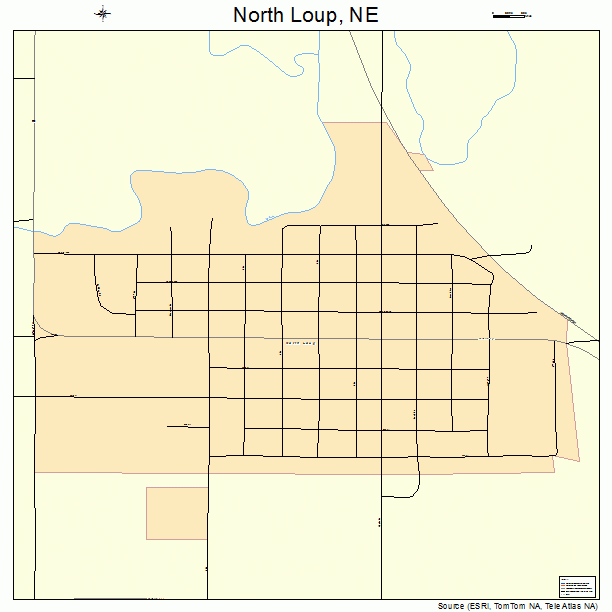 North Loup, NE street map