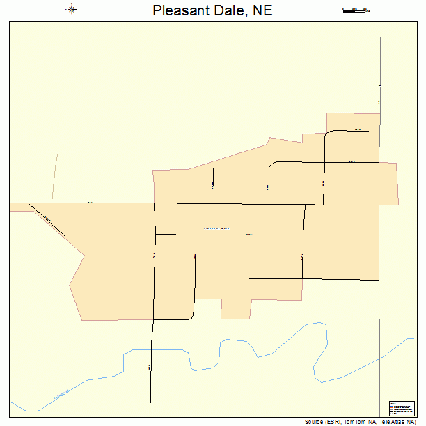 Pleasant Dale, NE street map