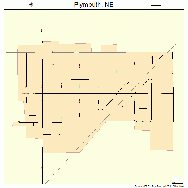 Plymouth, NE street map