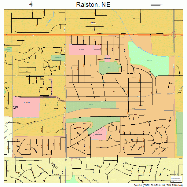 Ralston, NE street map
