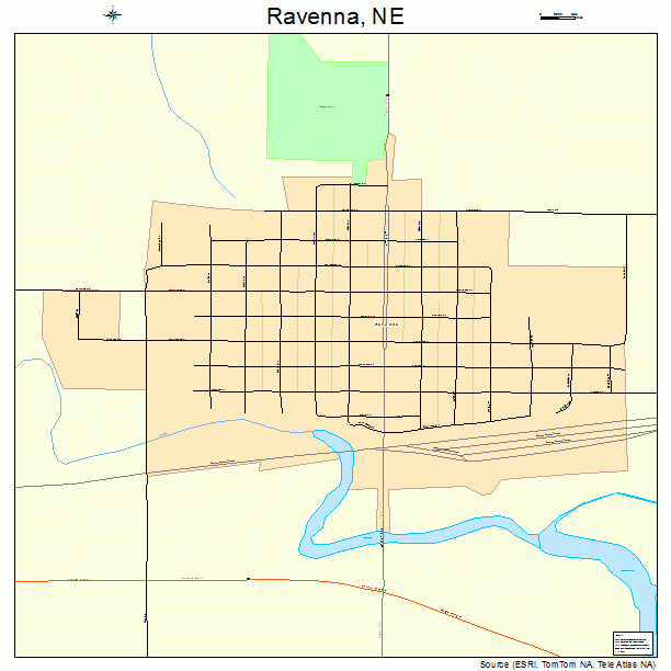 Ravenna, NE street map