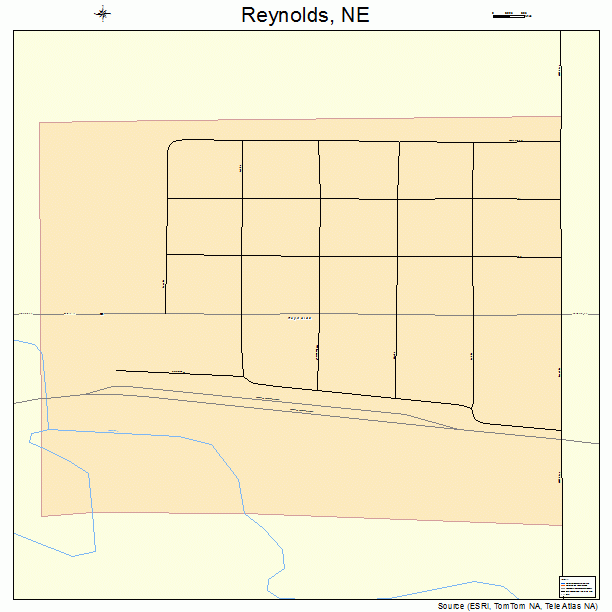 Reynolds, NE street map