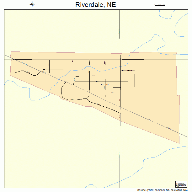 Riverdale, NE street map