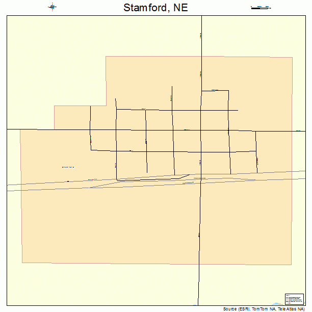 Stamford, NE street map