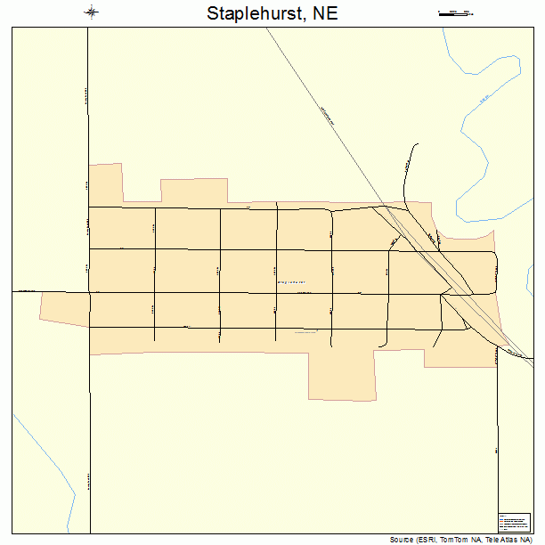 Staplehurst, NE street map