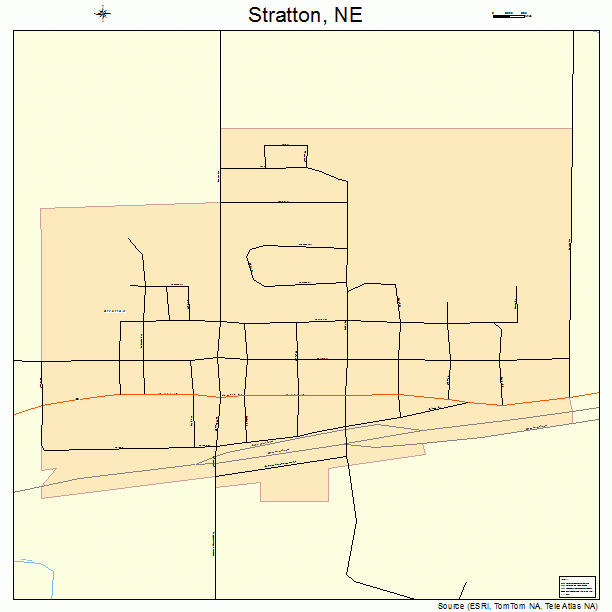 Stratton, NE street map