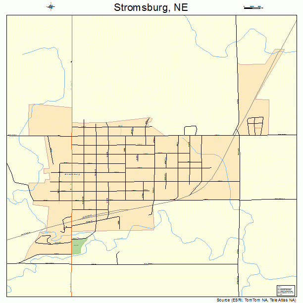 Stromsburg, NE street map