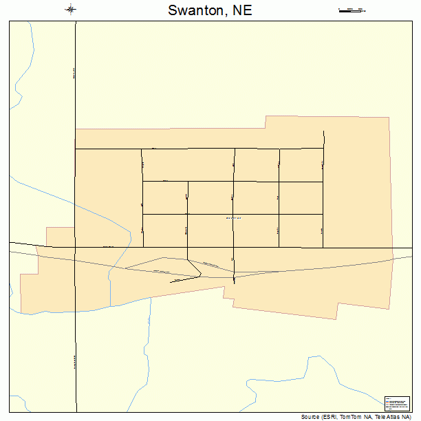 Swanton, NE street map