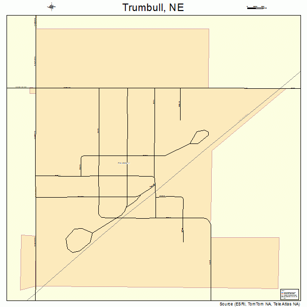 Trumbull, NE street map